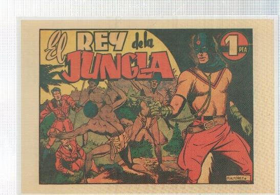Ficha tebeo numerada 091: El rey de la jungla de Pedro Alferez
