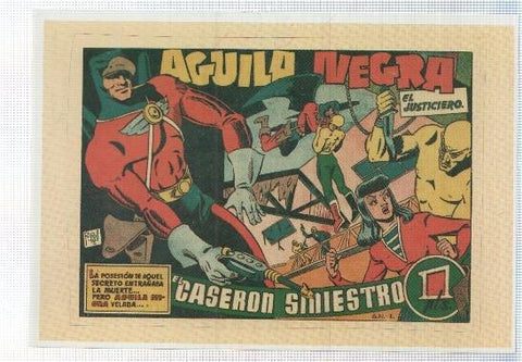 Ficha tebeo numerada 092: Aguila Negra de Ripoll G.