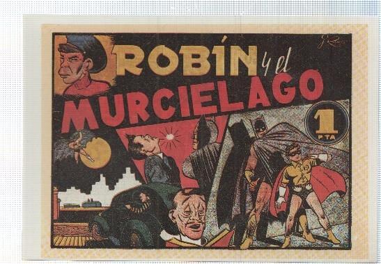 Ficha tebeo numerada 095: Robin y el Murcielago de Julio Ribera