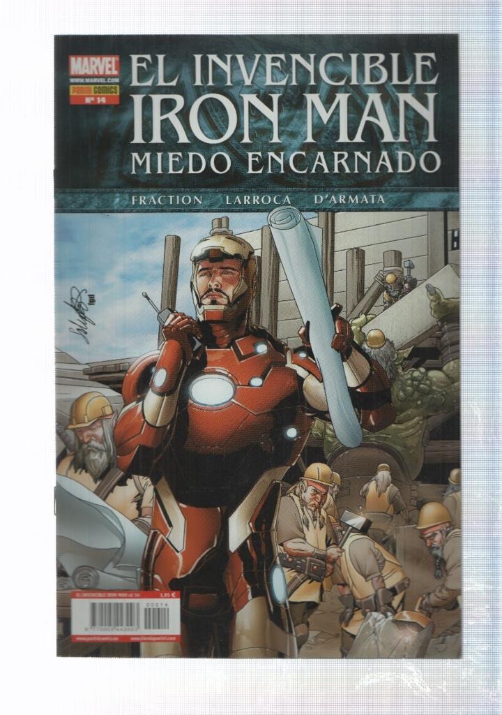 Panini: El Invencible Iron Man num 14 año II - Miedo Encarnado parte 3, el apostata. Matt Fraction