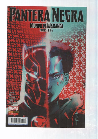 Panini: Pantera Negra num 14 año II, ago 2017 - Mundo de Wakanda partes 3 y 4