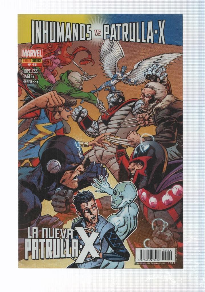 Panini: La Nueva Patrulla num. 49 año IV, 2017 - Inhumanos vs Patrulla X parte 1