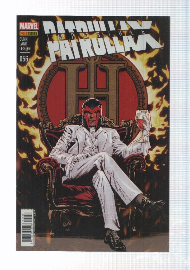 Panini: La Imposible Patrulla-X num. 56 año VI, 2017 - Infierno desatado partes 2 y 3