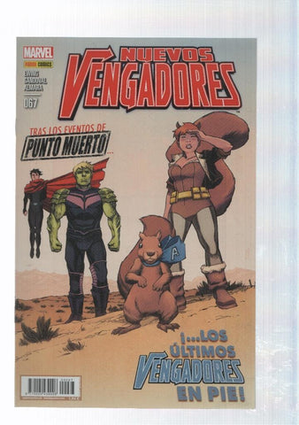 Panini: Nuevos Vengadores año V num. 67, sep 2016 - Los ultimos Vengadores en pie. Al Ewing