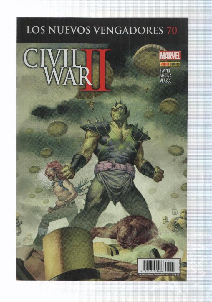 Panini: Nuevos Vengadores año V num. 70, dic 2016 - IMV vs Shield parte IV. Civil War II