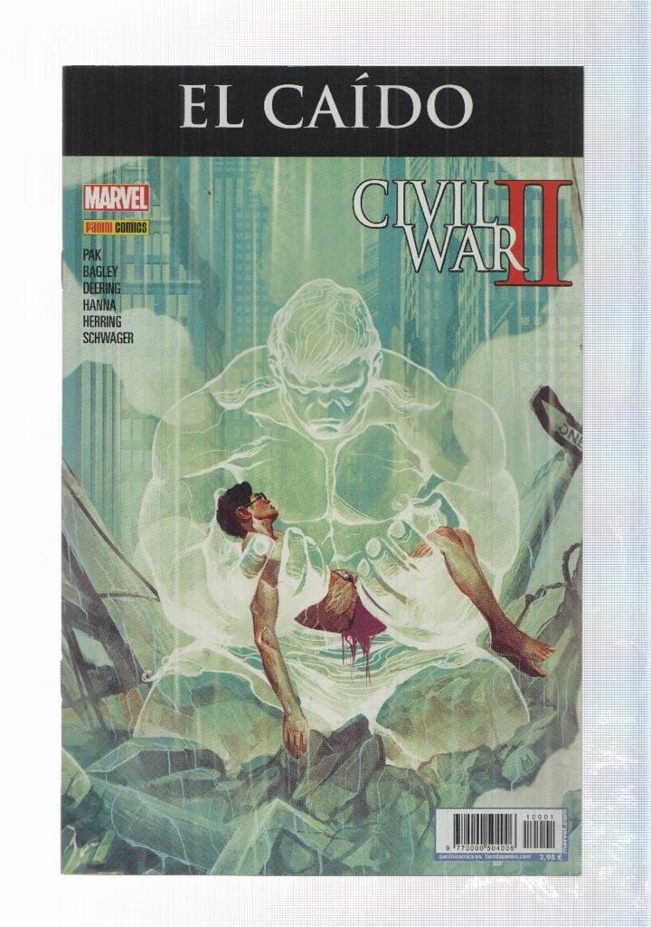 Panini, Civil War II : El Caido año I numero unico, dic 2016 - Greg Pak, Mark Bagley