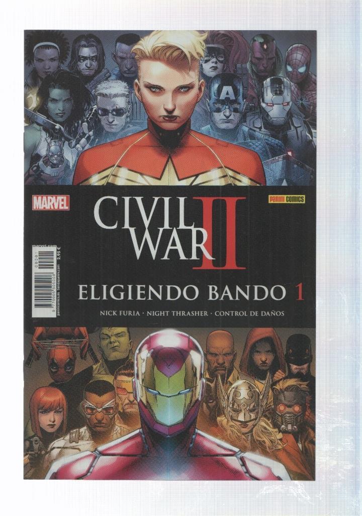 Panini, Civil War II: Eligiendo Bando 1 año 1 (2016) - Jim Cheung y Justin Ponsor
