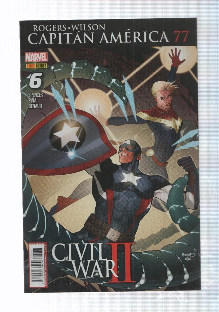 Panini: Capitan America - Sam Wilson num. 77 (feb 2017) - Civil War II. Spencer, Pina