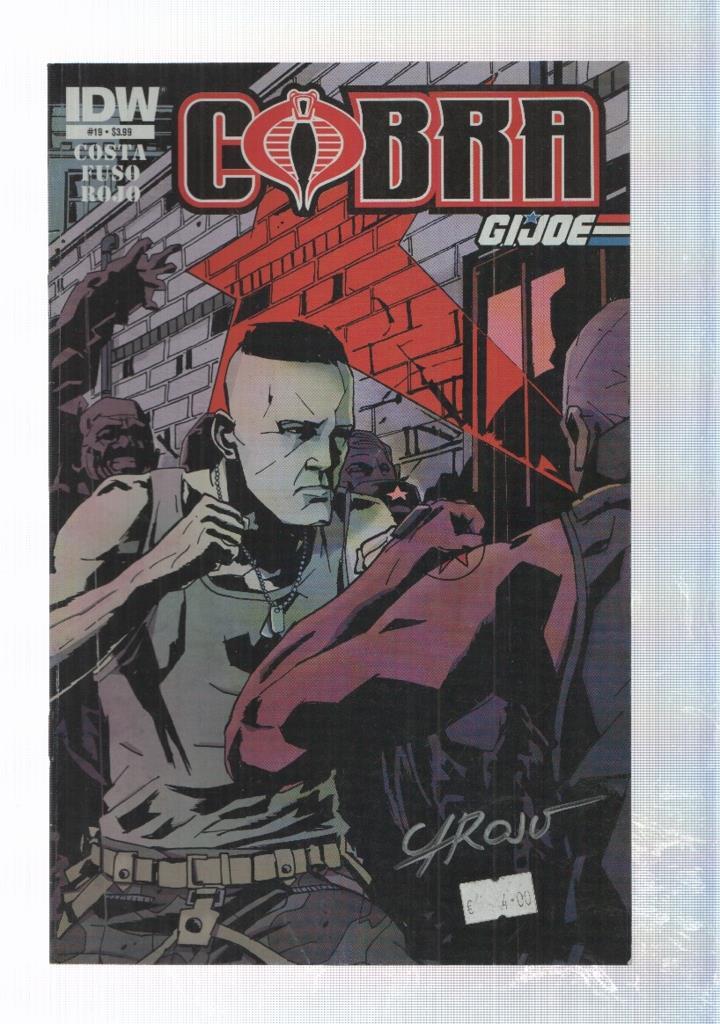 IDW: Cobra num 19 (2012), G.I. Joe - Mike Costa, Fuso, Rojo