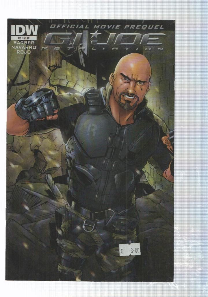 IDW: G.I. Joe 2, Movie Prequel num 2 (2012). John Barber, Navarro, Rojo