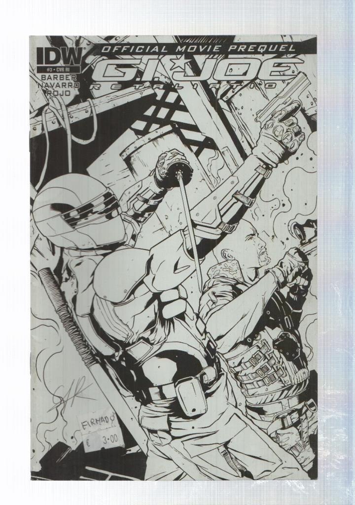 IDW: G.I. Joe 2, Movie Prequel num 3 (march 2012). John Barber, Navarro, Rojo