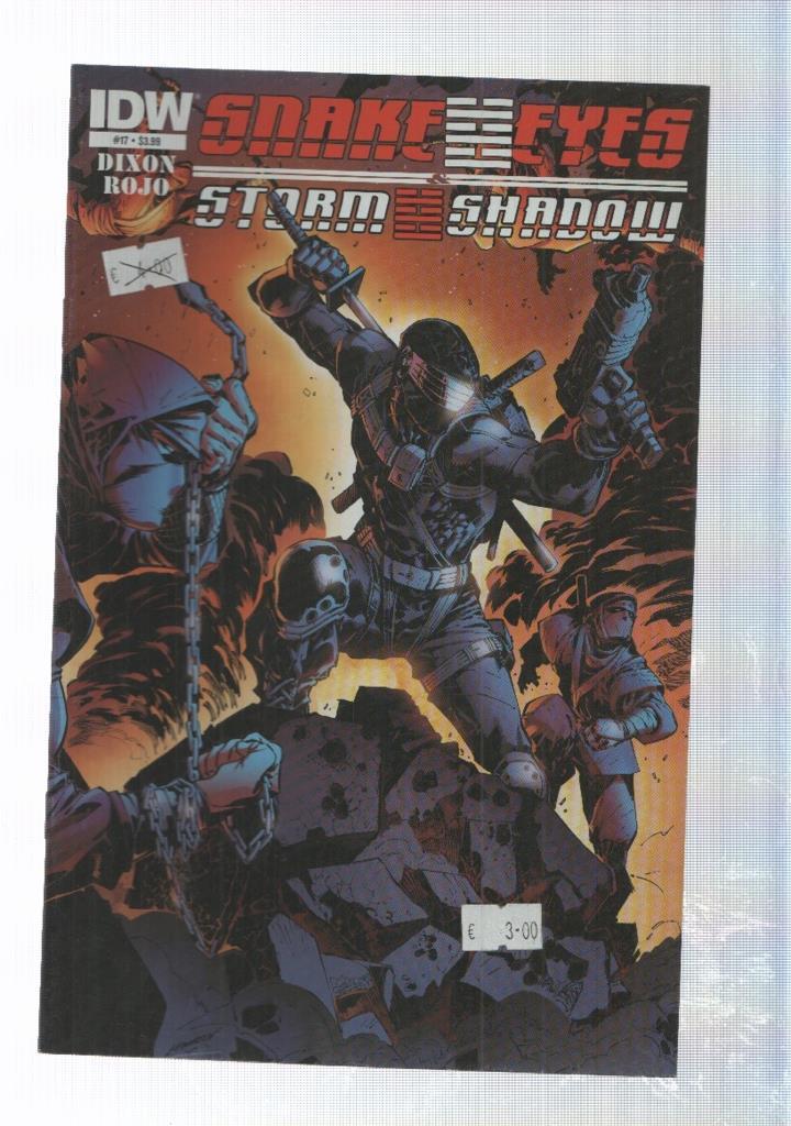 IDW: Snake Eyes and Storm Shadow num. 17 (2012) - Dixon, Rojo