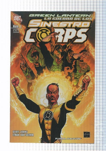 DC, Green Lanter: num 1 de La Guerra de los Siniestro Corps. Geoff Johns