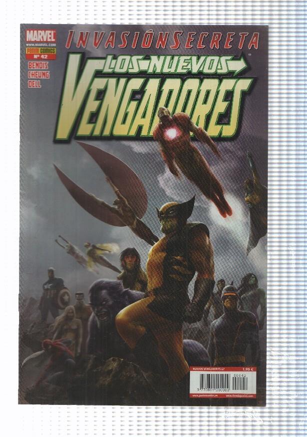 Marvel, Panini: Los Nuevos Vengadores num. 42 (jun 2009). Invasion Secreta parte 6