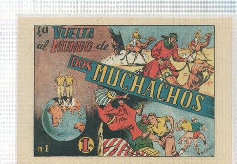 Ficha tebeo numerada 103: La vuelta al mundo de dos muchachos de Boixcar