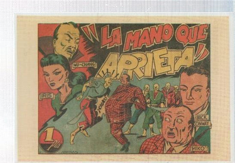 Ficha tebeo numerada 110: La mano que aprieta de Martinez
