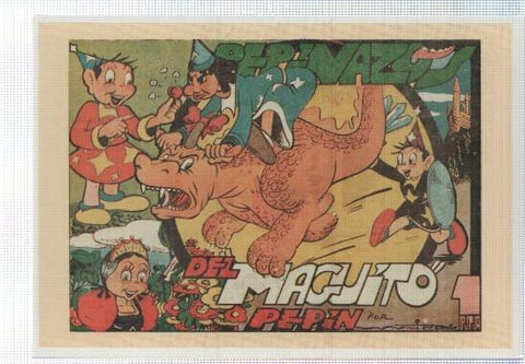 Ficha tebeo numerada 114: El Maguito Pepin dibujo de Miria