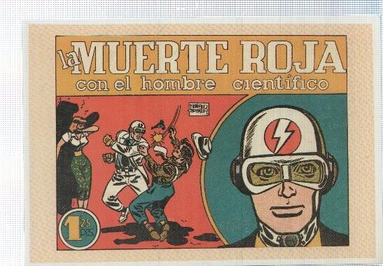 Ficha tebeo numerada 119: El hombre cientifico dibujo de J.Llobet