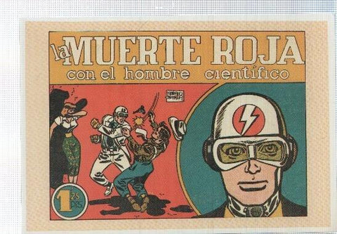 Ficha tebeo numerada 119: El hombre cientifico dibujo de J.Llobet