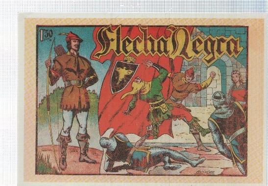 Ficha tebeo numerada 121: Flecha Negra dibujo de Boixcar