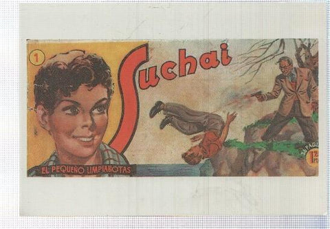 Ficha tebeo numerada 132: Suchai, dibujo de Tacconi y Paludetti