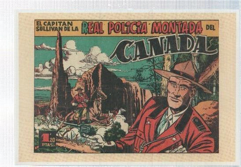 Ficha tebeo numerada 150: El Capitan Sullivan, dibujo de Pedro Alferez