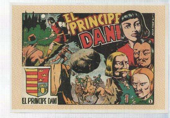 Ficha tebeo numerada 151: El principe Dani, dibujo de Martinez