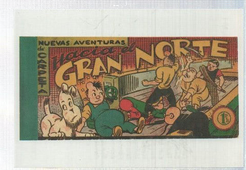 Ficha tebeo numerada 152: Carpeta de Editorial Marco, dibujo de E.V.Gire