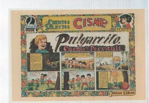 Ficha tebeo numerada 153: Cuentos Selectos Cisne de ediciones Cliper