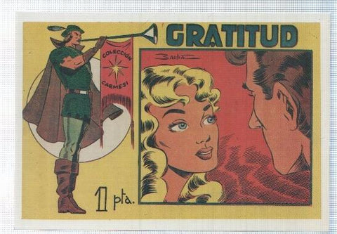 Ficha tebeo numerada 154: Carmesi de ediciones Simbolo