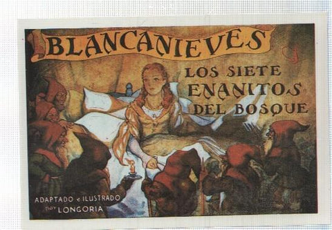 Ficha tebeo numerada 162: Blancanieves de editorial Ameller, dibujo de Logoria