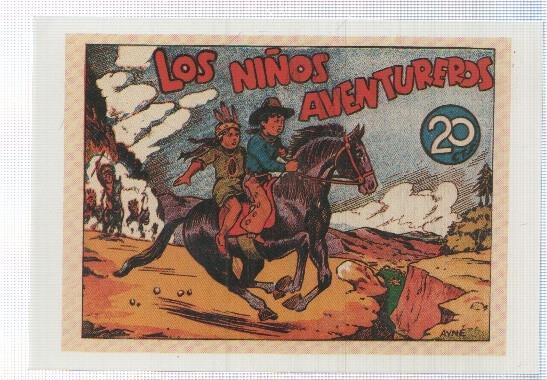 Ficha tebeo numerada 166: Los niños aventureros de Editorial Marco, dibujo de Ayne