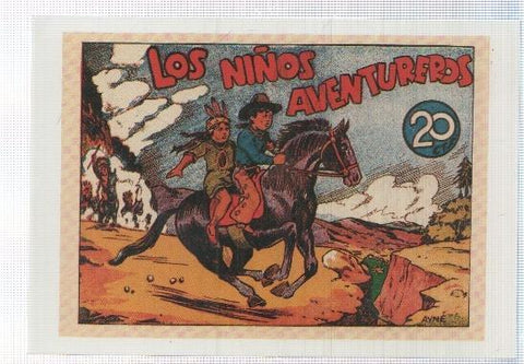 Ficha tebeo numerada 166: Los niños aventureros de Editorial Marco, dibujo de Ayne