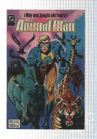 Zinco: Animal-Man num 01. El zoo humano. DC Comics. Grant Morrison