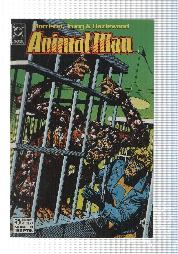 Zinco: Animal-Man num 03. La naturaleza de la bestia. DC Comics. Grant Morrison