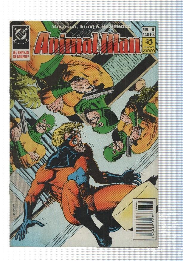 Zinco: Animal-Man num 08. Cosa de espejos. DC Comics. Grant Morrison