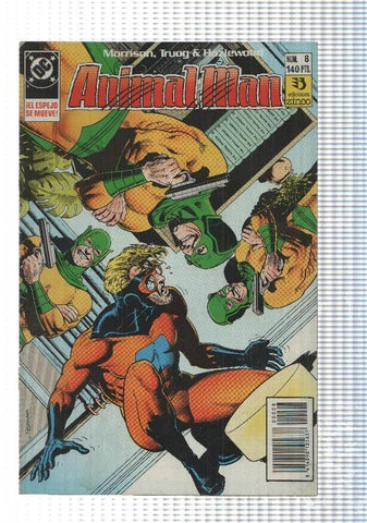 Zinco: Animal-Man num 08. Cosa de espejos. DC Comics. Grant Morrison