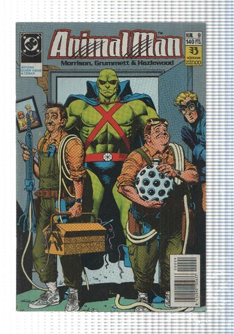 Zinco: Animal-Man num 09. Mejoras del hogar. DC Comics. Grant Morrison