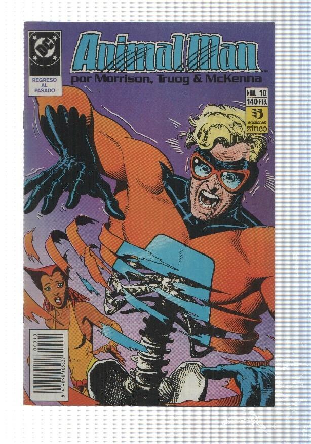 Zinco: Animal-Man num 10. Zorro a la huida. DC Comics. Grant Morrison