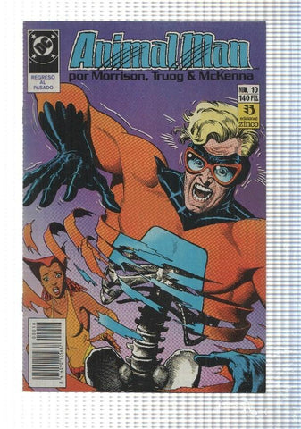 Zinco: Animal-Man num 10. Zorro a la huida. DC Comics. Grant Morrison