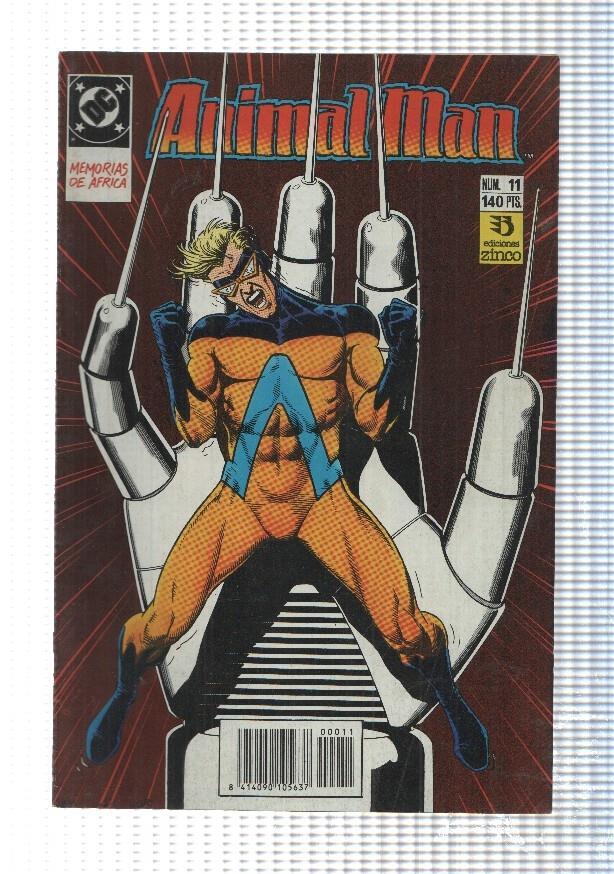 Zinco: Animal-Man num 11. Memorias de Africa. DC Comics. Grant Morrison