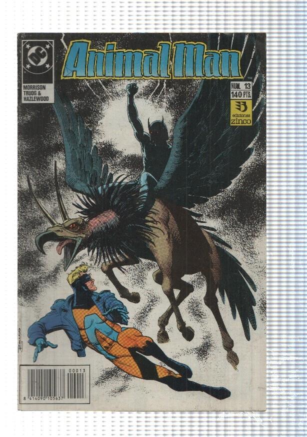 Zinco: Animal-Man num 13. Hora de la bestia. DC Comics. Grant Morrison