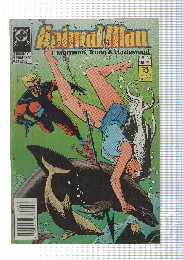 Zinco: Animal-Man num 15. El diablo y el profundo mar azul. DC Comics. Grant Morrison