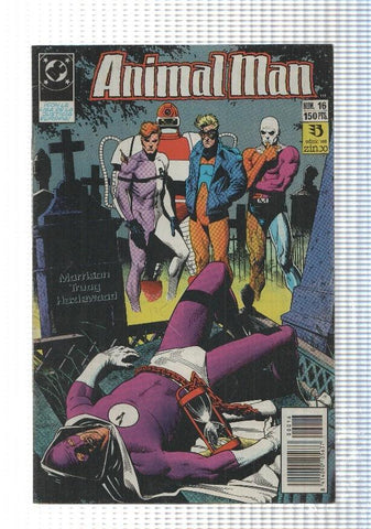 Zinco: Animal-Man num 16. Los crimenes contrareloj del Comandante del Tiempo