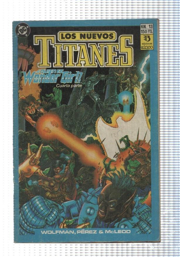 Zinco: Los Nuevos Titanes num 13 - Quien es Wonder Girl parte 4. Marv Wolfman