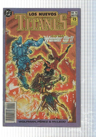 Zinco: Los Nuevos Titanes num 14 - Quien es Wonder Girl parte 5. Marv Wolfman