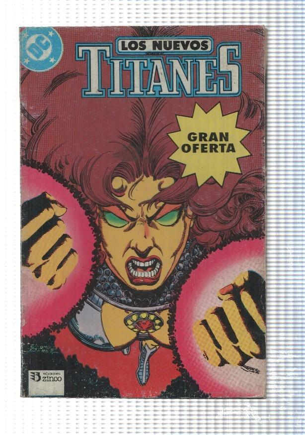 Zinco, DC: Los Nuevos Titanes (num. del 7 al 10) retapado, incluye las portadas