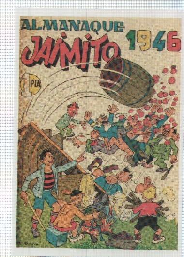 Ficha tebeo numerada 182: Jaimito almanaque para 1946