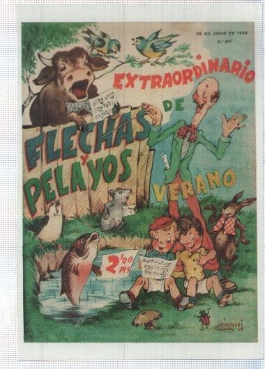Ficha tebeo numerada 183: Flechas y Pelayos extraordinario de verano