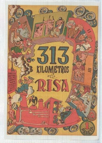 Ficha tebeo numerada 190: 313 kilometros de risa de Editorial Valenciana